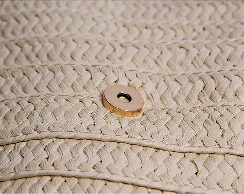 Miniatura 4 de Freie Liebe Straw Crossbody Purses for Women Summer Beach Bags Envelope Woven Handbags
