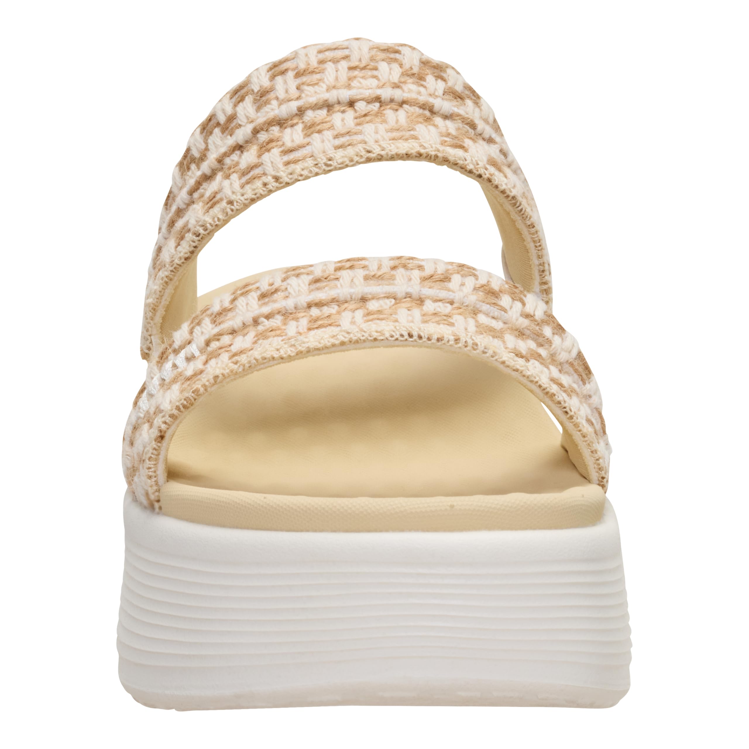 HEYDUDE Austin Slide Woven - Sandalias de plataforma ligeras con plantilla acolchada para mujer