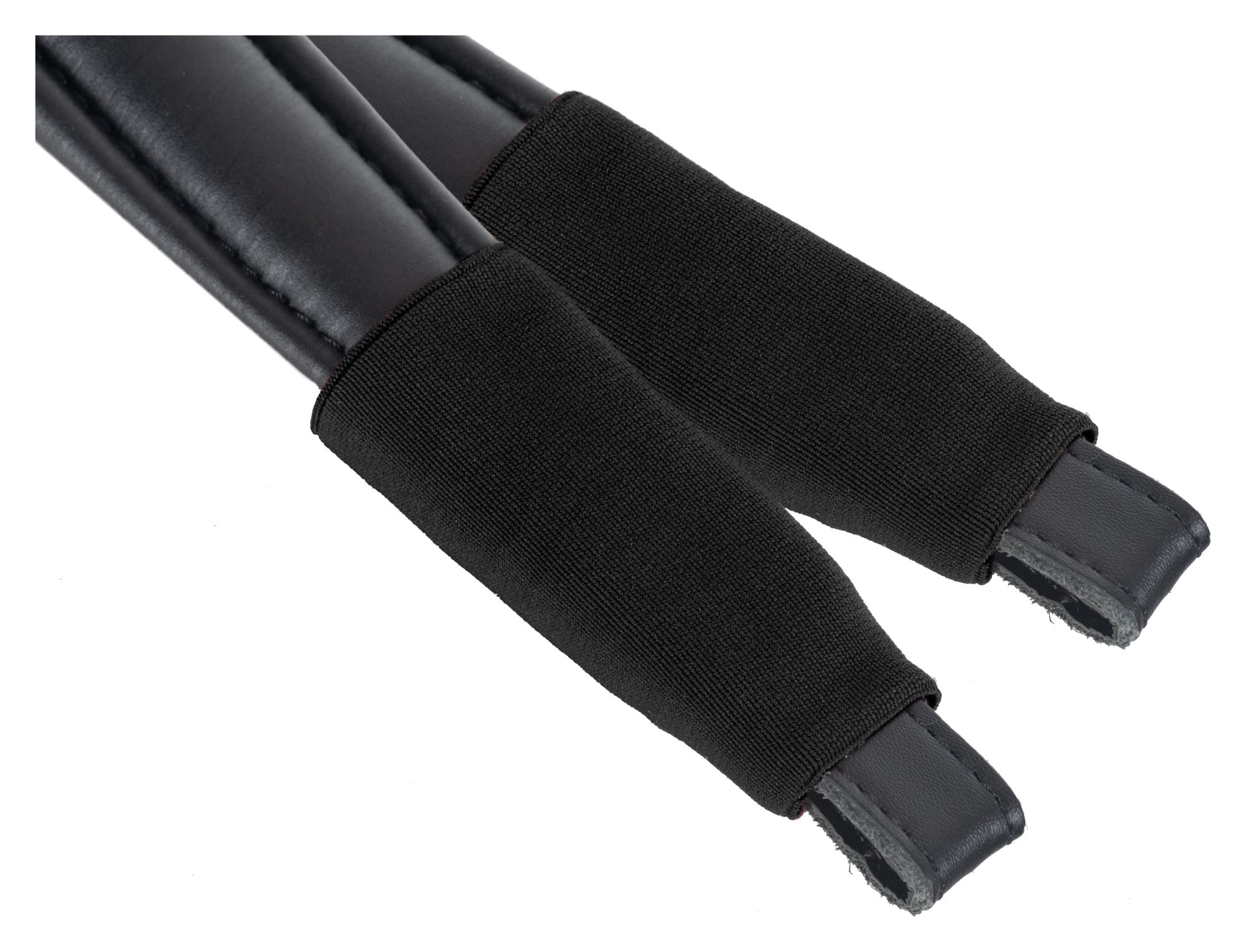 Alpenklang Protection de Sangle Noire, Housse Élastique, Longueur: 7 cm | Protège la Laque et les Vêtements des Dommages, Pour Accordéon et Harmonika Styrique, Couleur: Noir