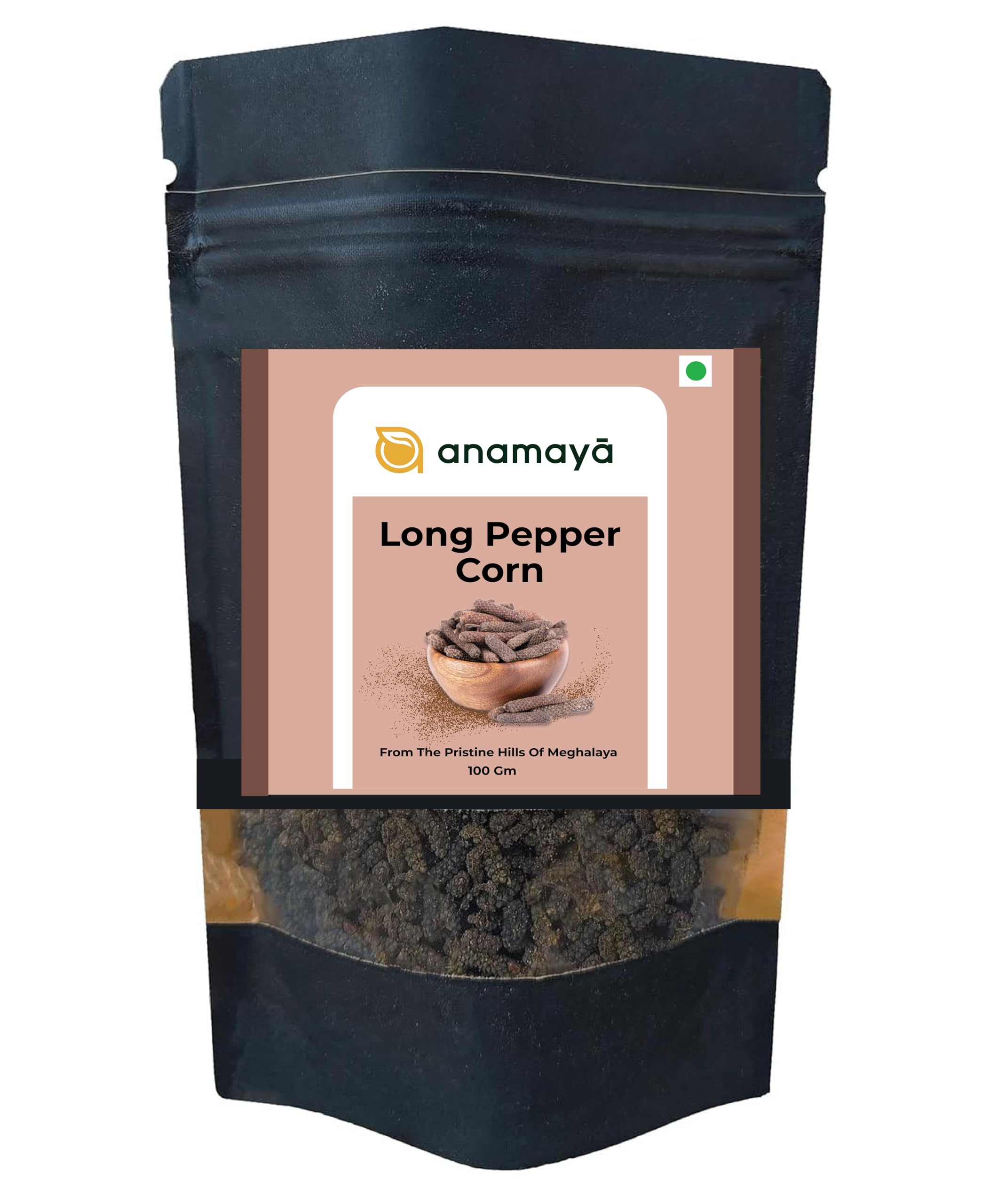 anamaya Long Pepper|Long Pepper Pippali|Long Pepper Whole|Sourced From North East India|Packed In An Aesthetic Resealable Pouch|100 Gms Pack (B0C7W1C446) Amazon Price History, Amazon Price Tracker