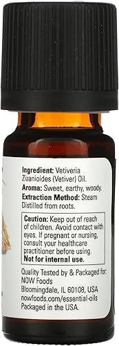 Miniatura 2 de NOW Foods Aceite esencial de vetiver, 0.33 fl oz (0.3 fl oz)