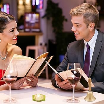 Amazon | ハンドベル 呼び鈴 ディナーベル 手振りベル 卓上ベル 鐘