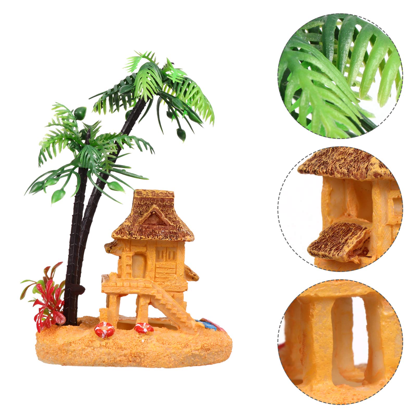 Amazon.com : POPETPOP Coconut Palm Tree Mini Artificial Palm Tree Aquatic  Fish Tank Decoration House Ornament Bonsai Craft Micro Landscape Decoration  : Pet Supplies