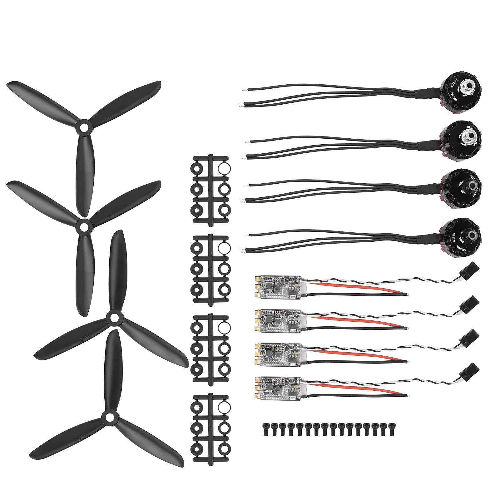 Zestaw śmigieł CW CCW Motor ESC Akcesoria RC do samochodu RC Drone