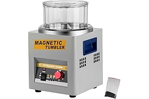 BestEquip Magnetic Tumbler Polisher 2000 RPM - Rotary Jewelry Tumbler Jewel Finishing