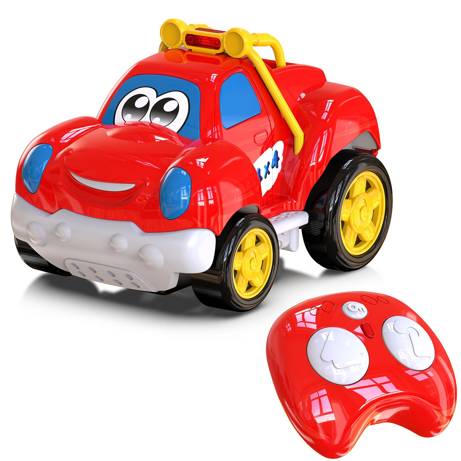 AEROQUEST Toddler Remote Control Car Pickup Truck Toy for Kid 1-3