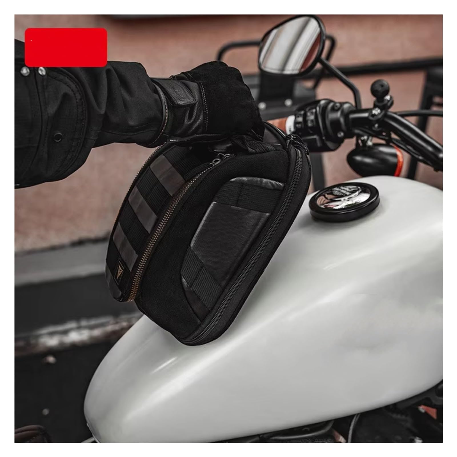 Compatibile Con 1 Borsa Serbatoio Magnetica Moto Espandibile Impermeabile Pacchetto Carburante Per Viaggi Per Turismo Sacche Moto