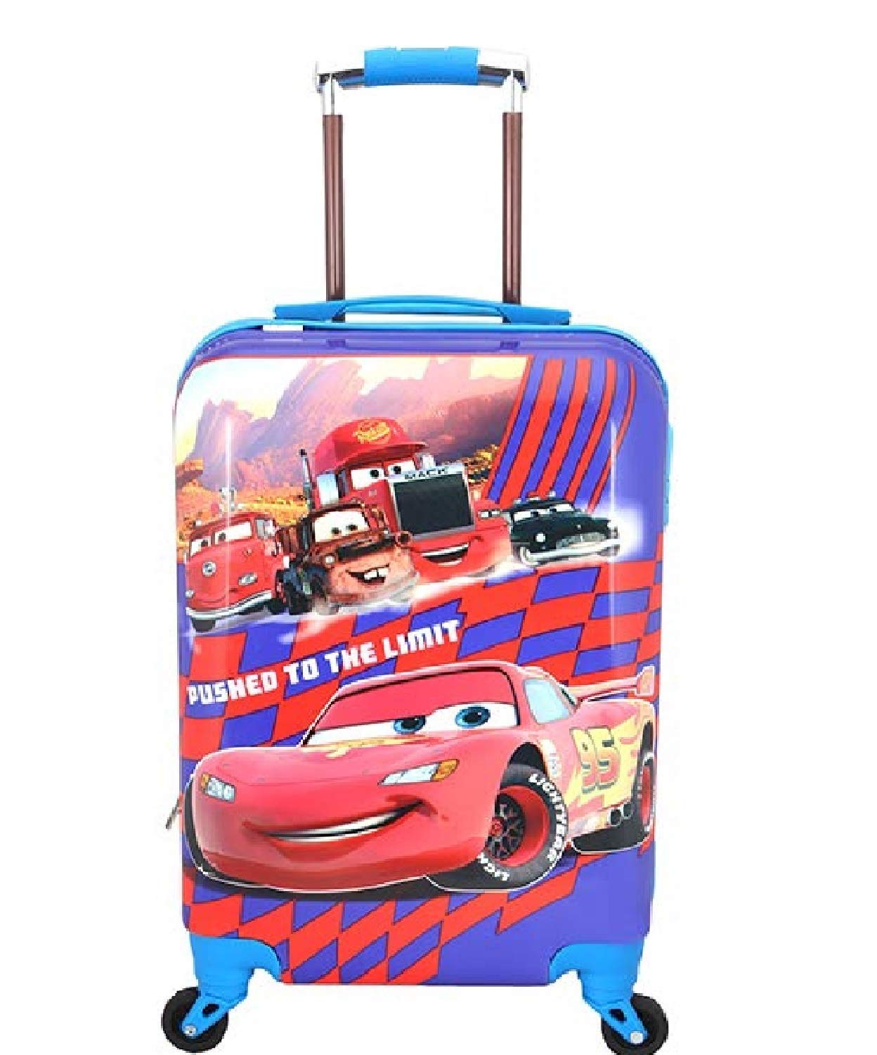 Divs Edenic Disney Prints New EA Girl 22 Inches Both Sides Print, Hard top Polycarbonate Girls and Boys Suitcase/Trolley Bags for Kids with 4 Wheels. Colour : Blue