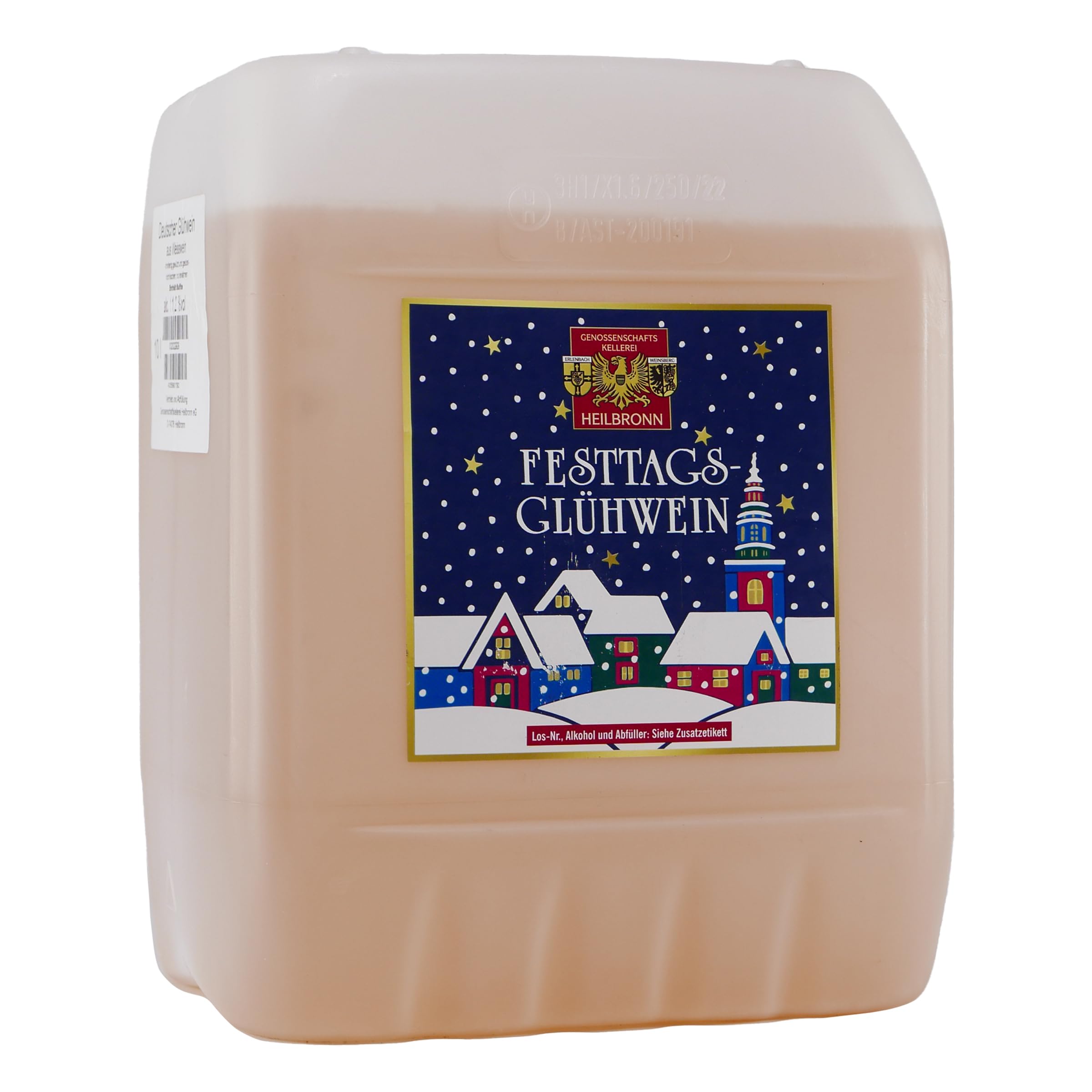 Festtags-Glühwein Weiß 10L Kanister – Weihnachtspunsch Großmengen