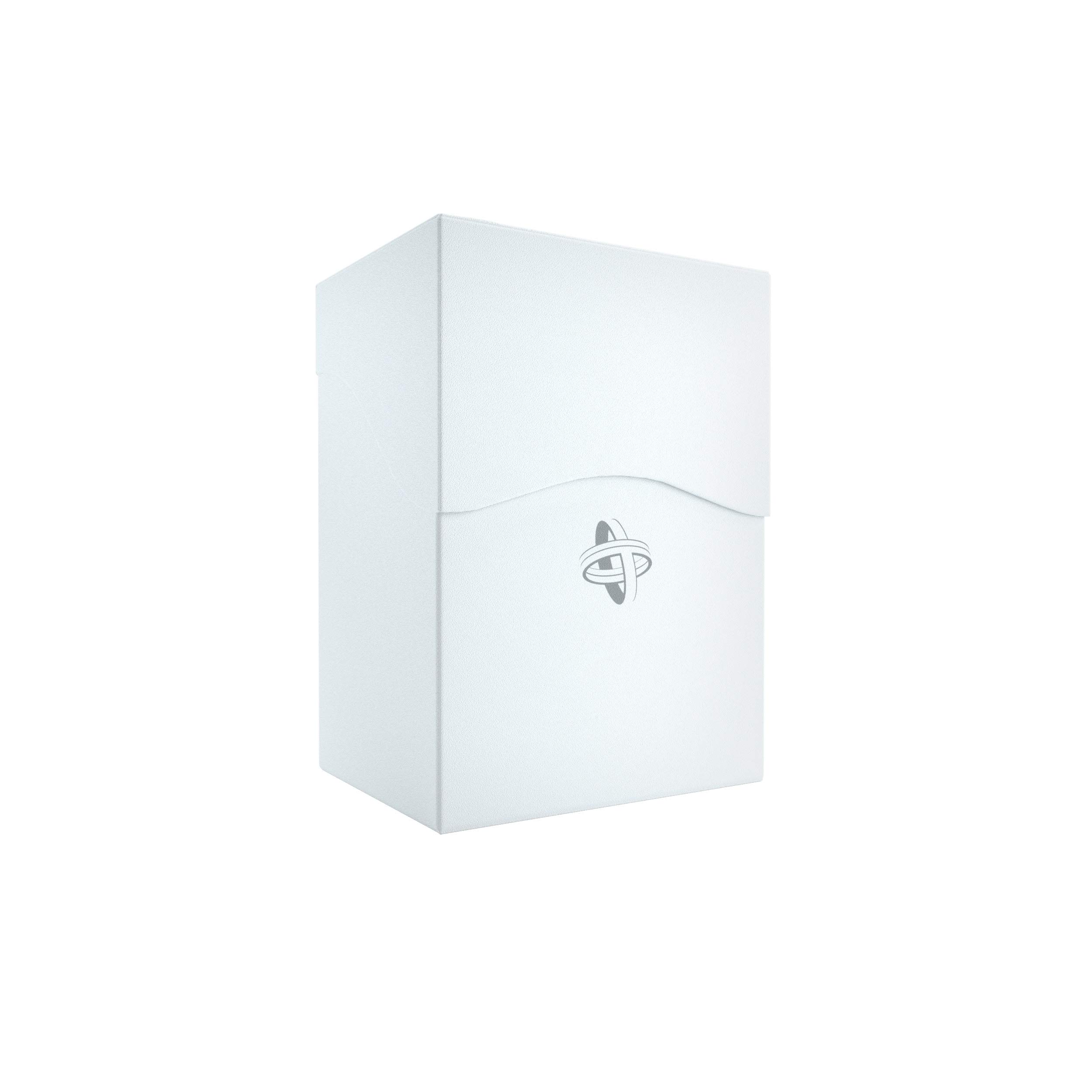 Gamegenic Deck Holder 80+ Blanco - solución inteligente y rápida para almacenar y organizar tus mazos de cartas.