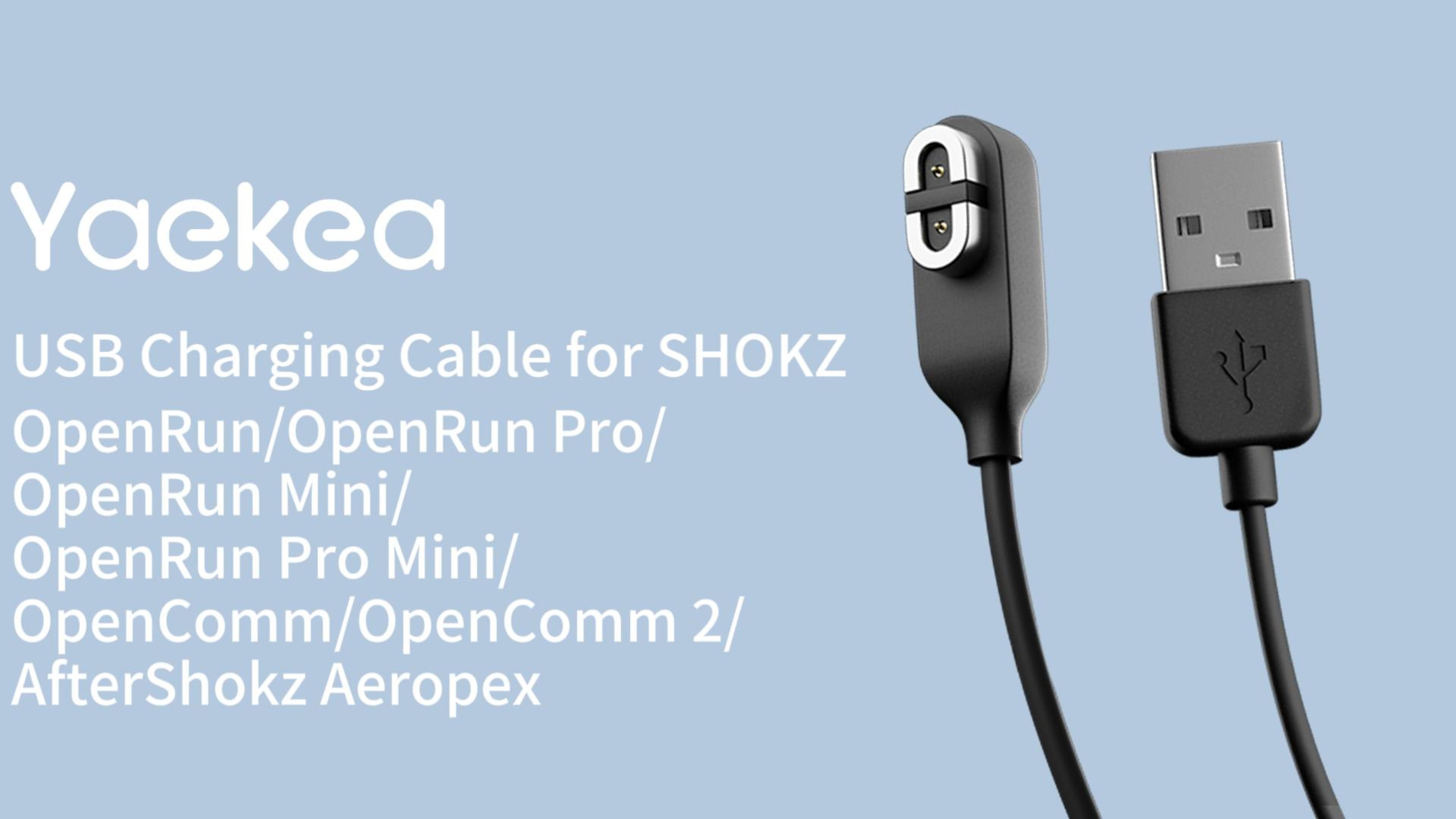 Amazon.com: Yaekea Charging Cable for SHOKZ OpenRun/OpenRun Pro