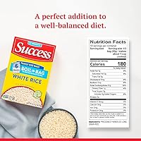 Vista 2 de Success Arroz hervido en bolsa, arroz blanco, comidas de arroz rápidas y fáciles, caja de 32 onzas