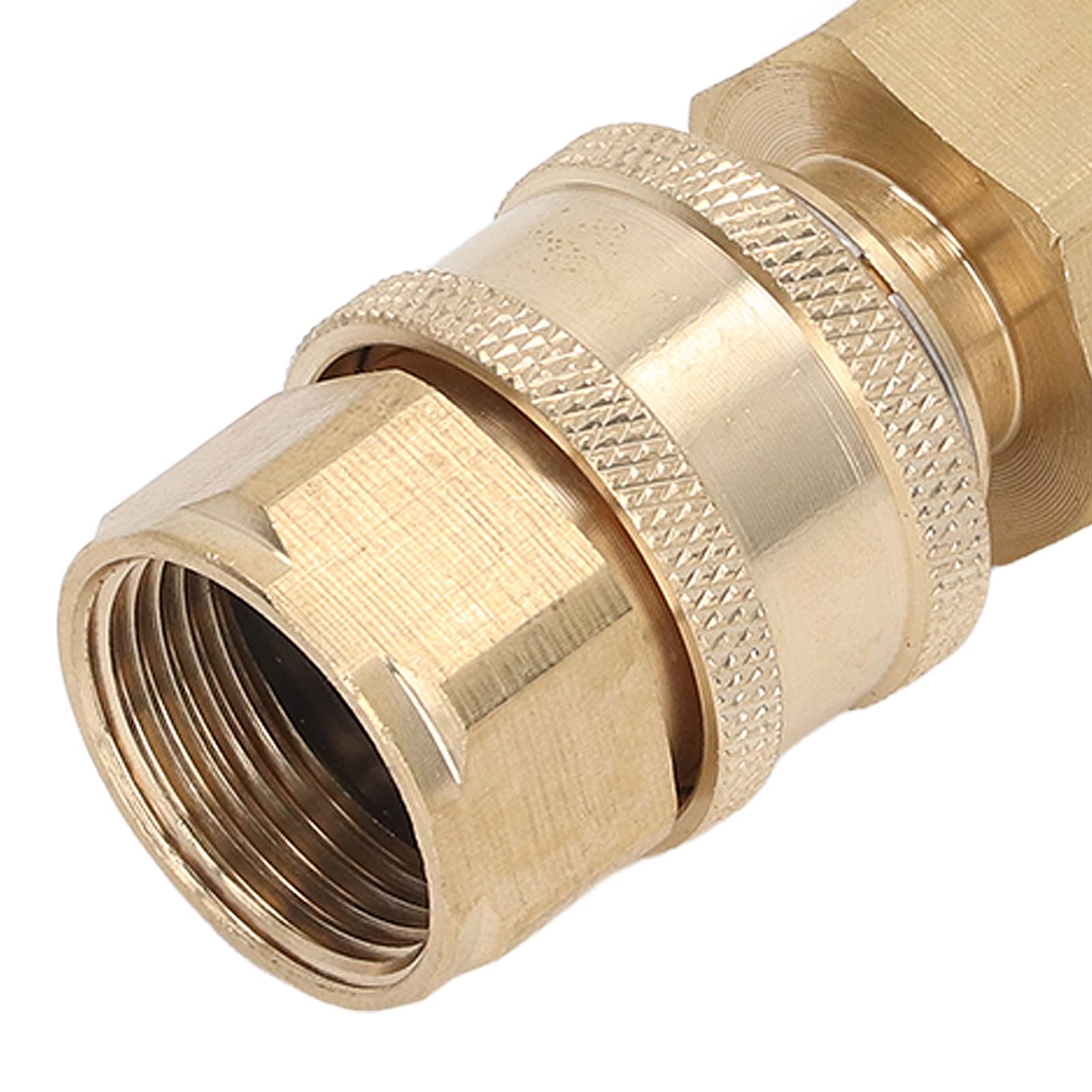 Cocoarm Raccordi Rapidi per Idropulitrice da 5000 PSI Rondella in Ottone e Acciaio Inossidabile Raccordi a Connessione Rapida Adattatore per Tubo Maschio Femmina per Pompa per Tubi Pistola a Spruzzo