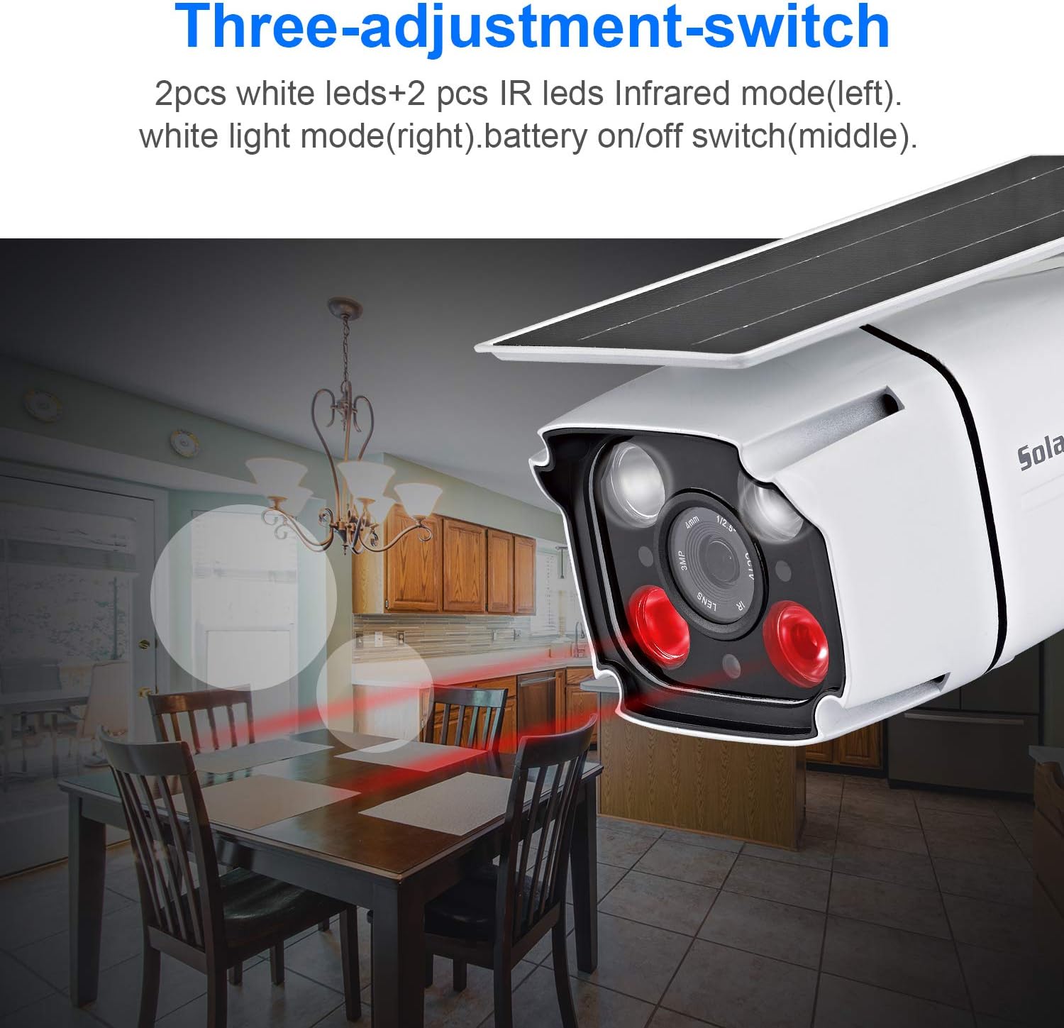 Exсluѕіvе Solar Powered Wireless Security Camera-2.4Ghz WiFi IP Solar CCTV Camera Built in Rechargeable Battery, SD Card Storage, IP67 Waterproof, Remote APP, PIR Sensor,for Outdoor Smart Home Security Camera Gеt Dіѕсоunt 70% Prісе Solar Powered Wireless Security Camera-2.4Ghz WiFi IP Solar CCTV Camera Built in Rechargeable Battery, SD Card Storage, IP67 Waterproof, Remote APP, PIR Sensor,for Outdoor Smart Home Security Camera