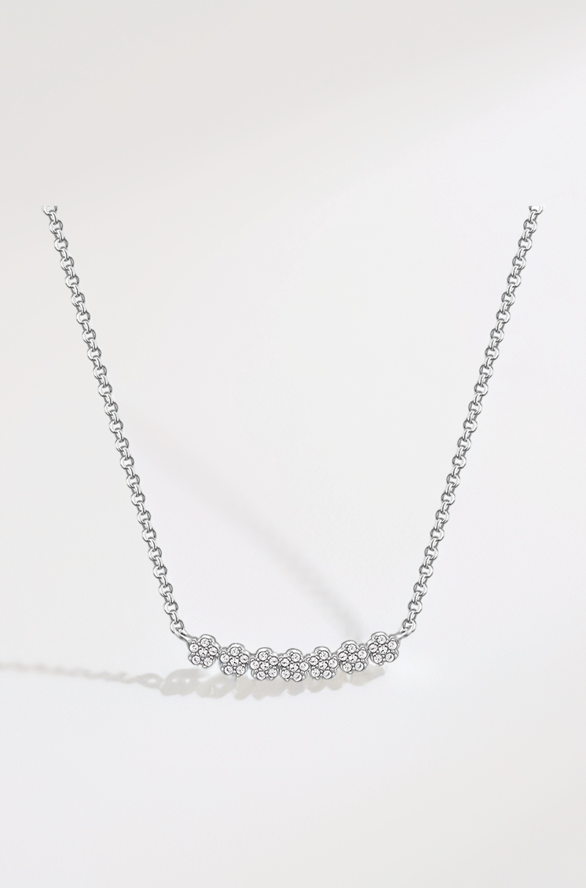 925 Anushka Sharma Silver Blooming Flower Necklace | Gifts for Girlfriend, Gifts for Women & Girls| With Certificate of Authenticity and 925 Stamp | 6 Month Warranty*