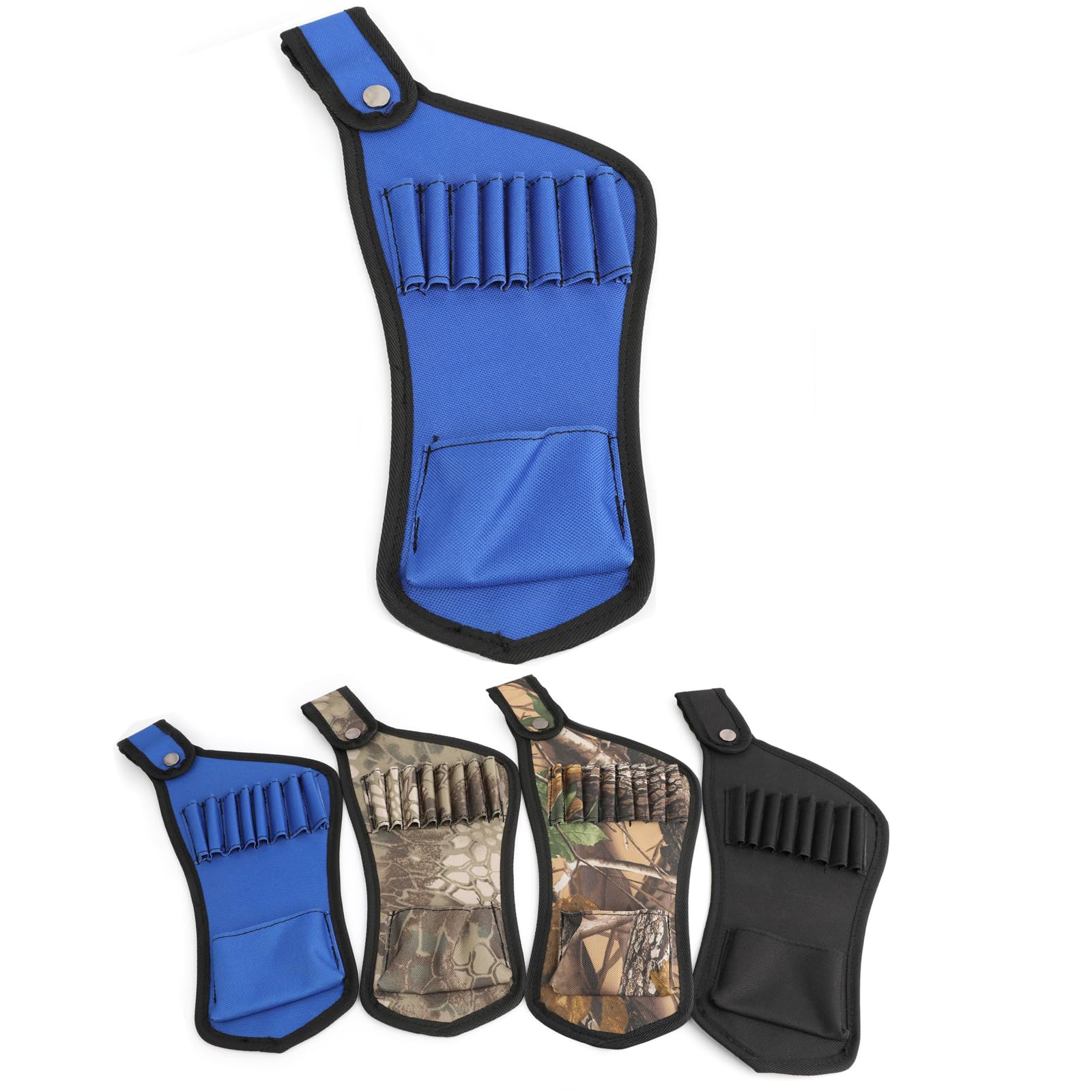 Archery Crossbow Arrow Quiver Waist Carrying Case for 8 Arrows Storage Hunting Crossbow Bolts Quiver Camouflage Quiver (Blue)