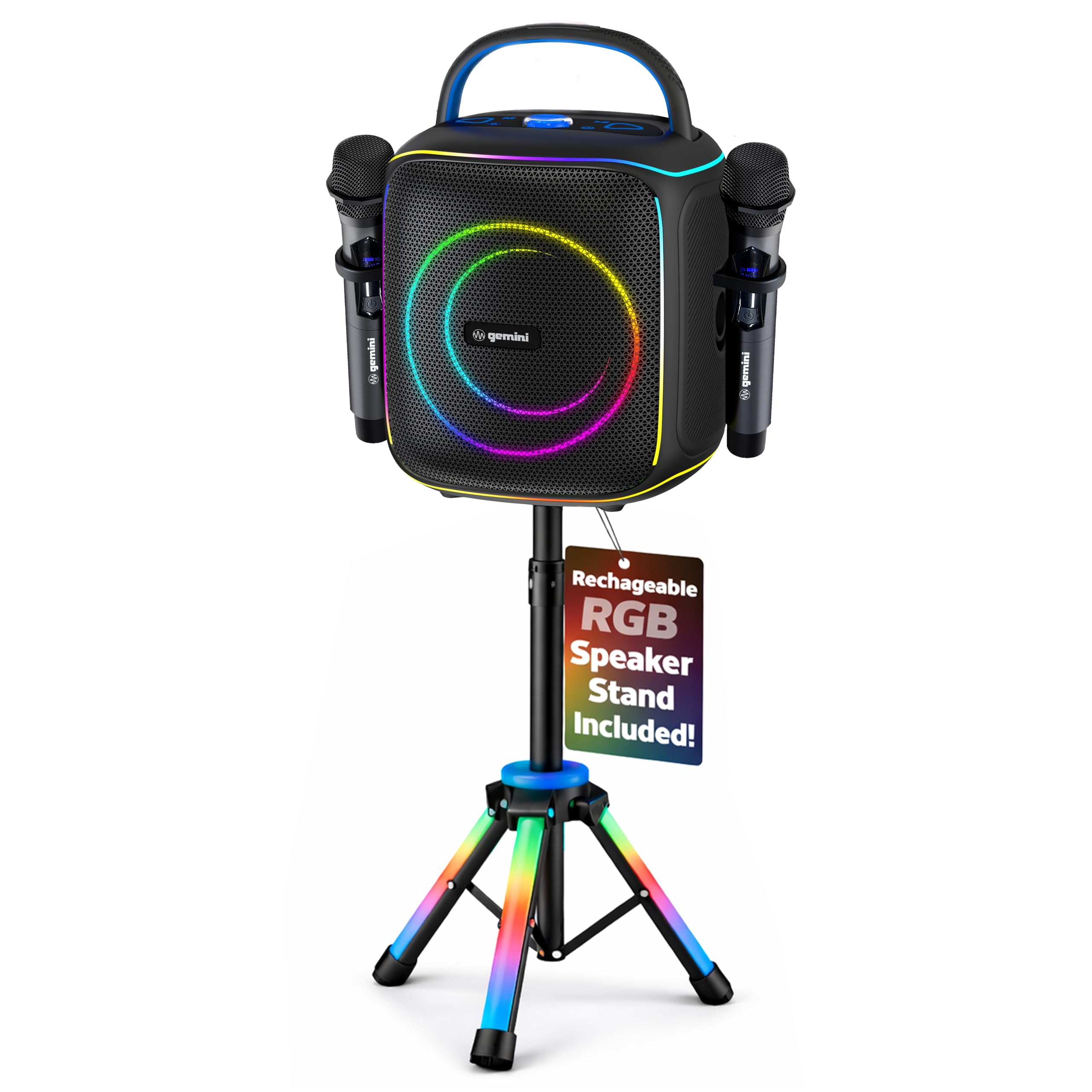 Amazon.com: Gemini Wireless Karaoke Speaker with 2 Microphones