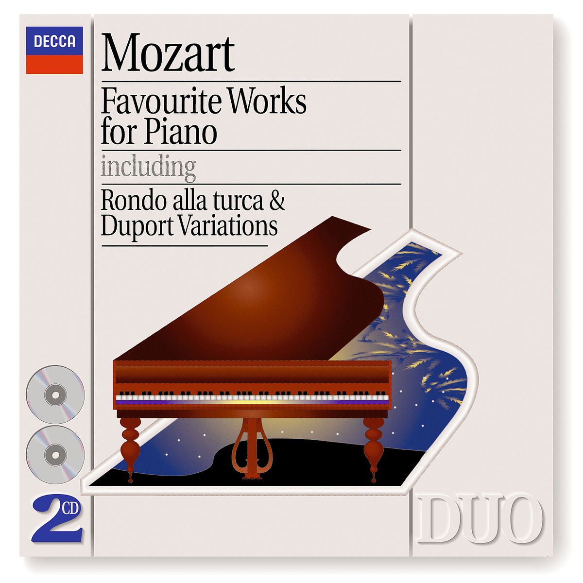 Mozart: Favorite Works For Piano [Audio CD] BRENDEL,ALFRED and MOZART,WOFGANG AMADEUS