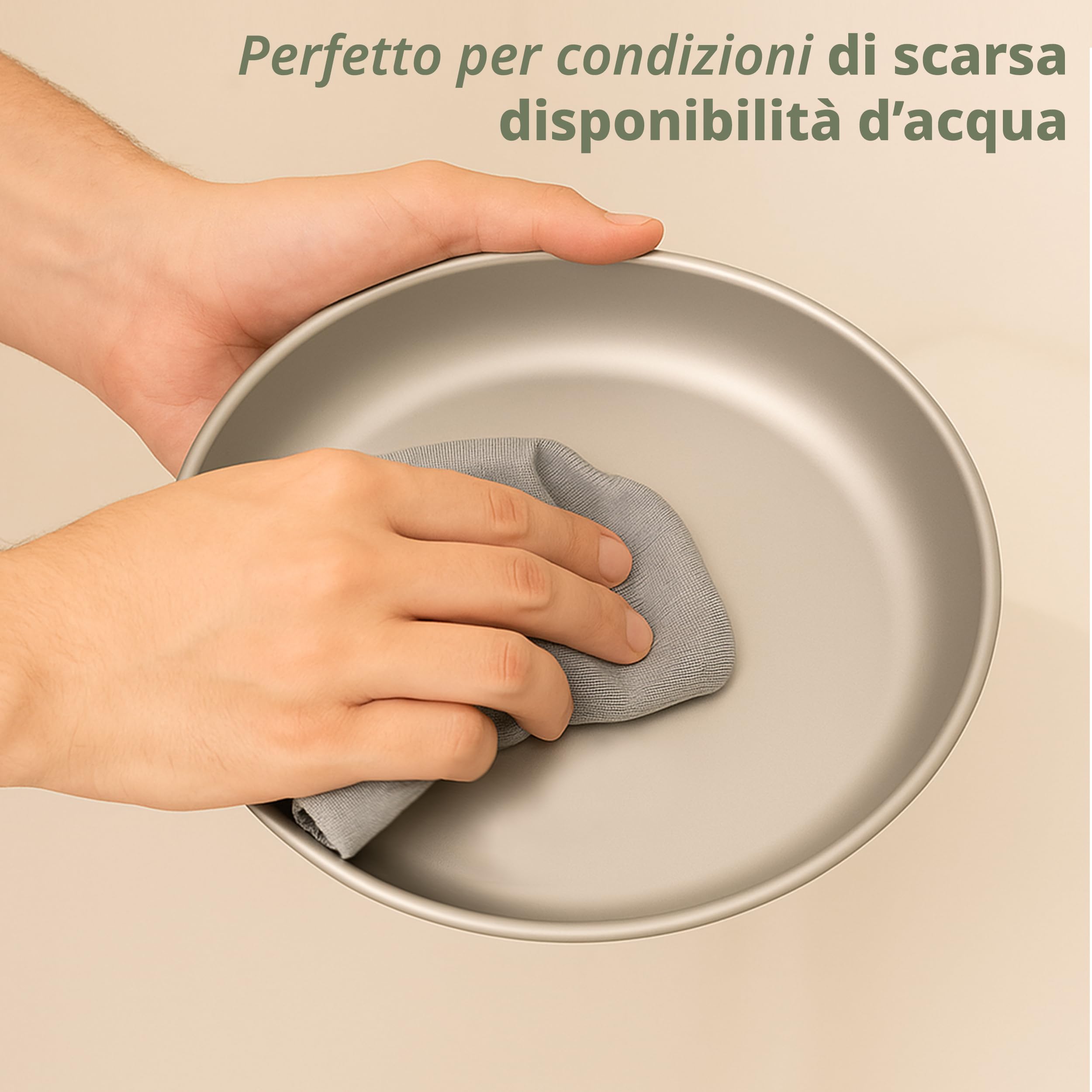 Keith Piatti Titanium - Piatti da campeggio leggeri con bordi arrotolati, design impilabile, resistenti alla corrosione, ideali per cene all'aperto, campeggio, snack e pasti (450 ml)