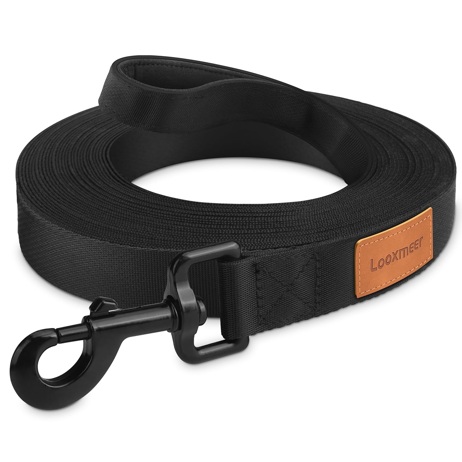 Guinzaglio Addestramento per Cani, Guinzaglio per Cani 3 m/5M/10M/15M/20M/25M/30M con Maniglia Imbottita, Moschettone e Custodia, Resistente e Leggero per Tutti Cane per Allenamento, Corsa