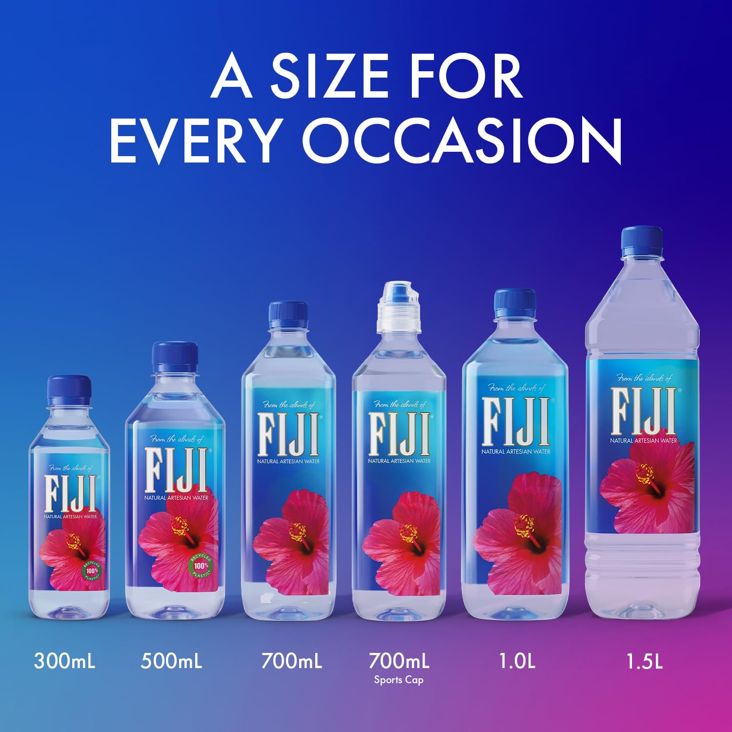 FIJI Natural Artesian Water, 16.9-Ounce Bottles (Pack of 24)