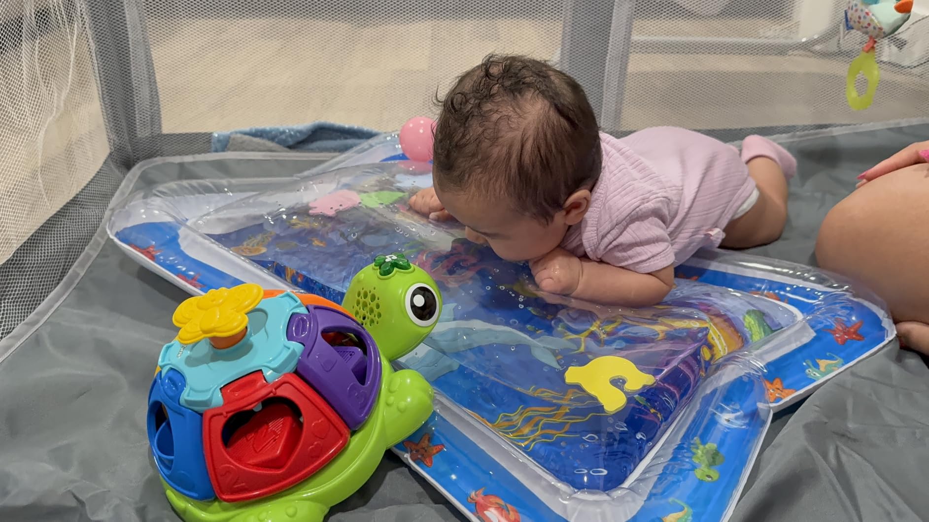Inflatable Tummy Time Water Mat. My opinion