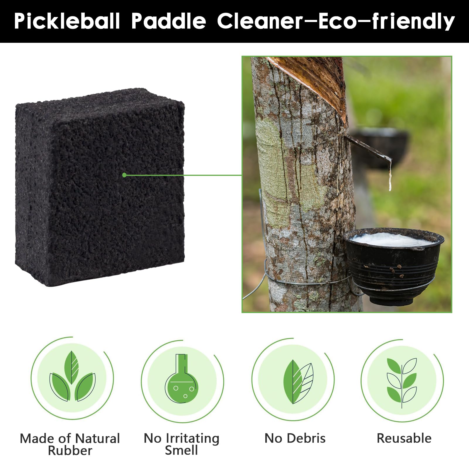 Pickleball Paddle Cleaner Eraser With FREE Overgrip Tape - View #2