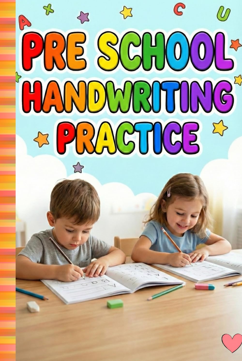 Preschool Handwriting Practice Workbook for Kids Ages 3–9 Learn to Write Letters, Numbers & Words | Tracing Lines & ABC Activities for Preschool, Kindergarten & Early Learners