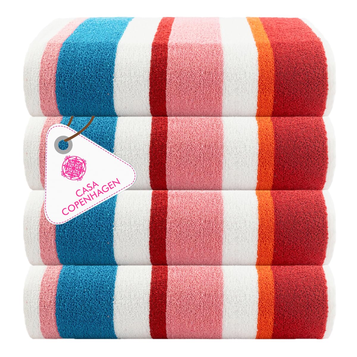 Set de regalo de 4 toallas Casa Copenhagen, el detalle de verano ideal para hombres y mujeres