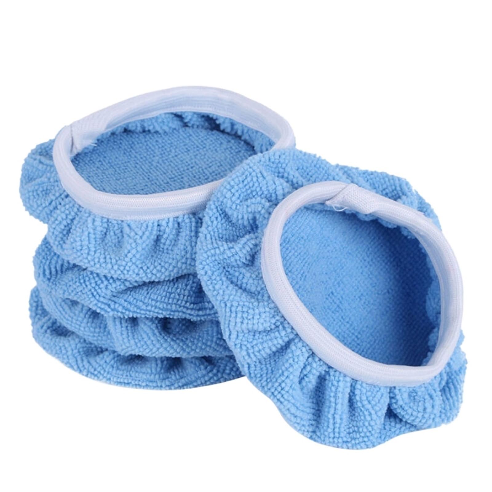 Pad Polissage Lot de 5 tampons de polissage en microfibre for voiture, 5 à 10 pouces, for polissage, cirage, polisseuse, capot, tampon de polissage, accessoires for outils de nettoyage(9-10 inch)