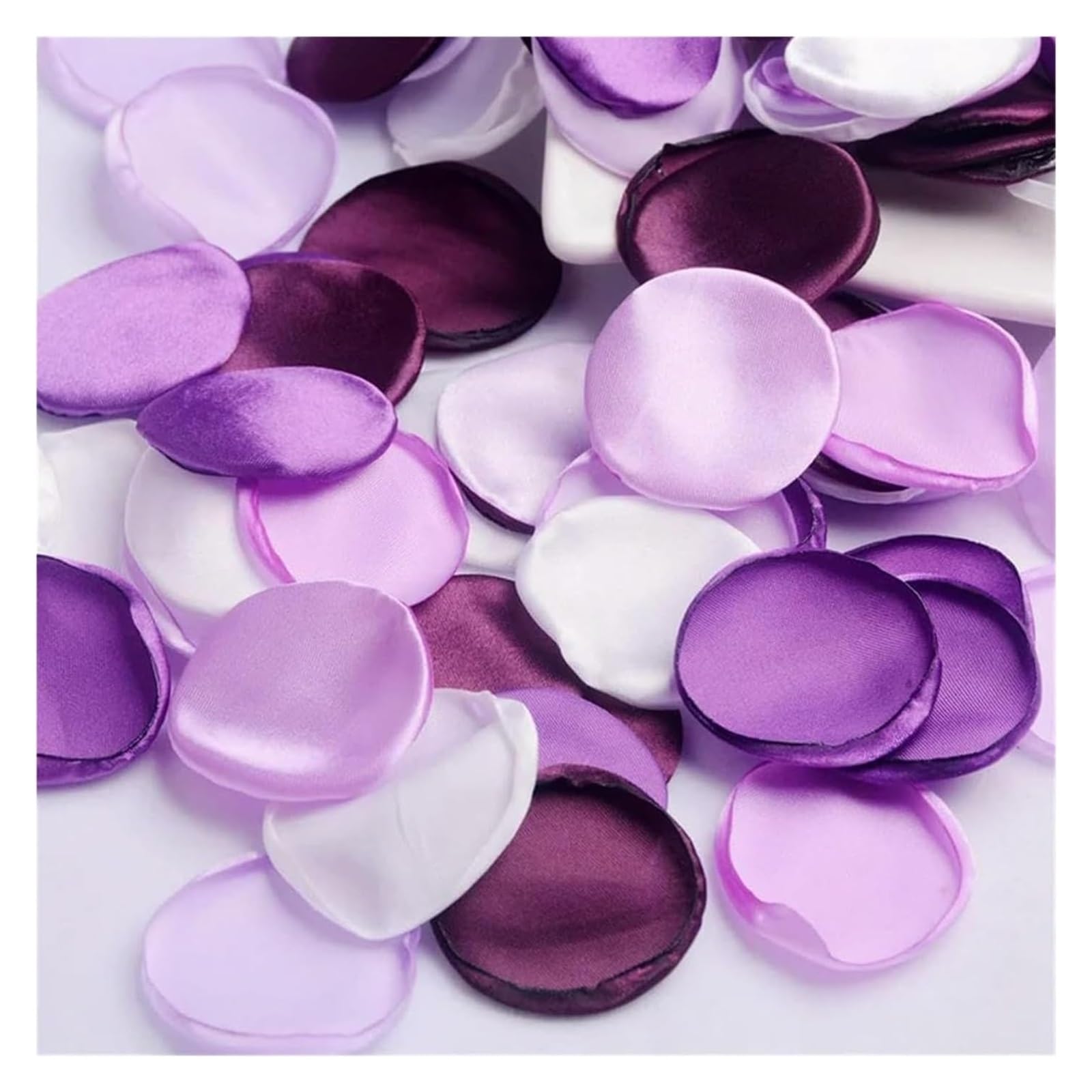 CYJAZNHH Artificial Silk Rose Petals Multicolor 5cm X 5cm 100-300 Pcs(C,100pcs)