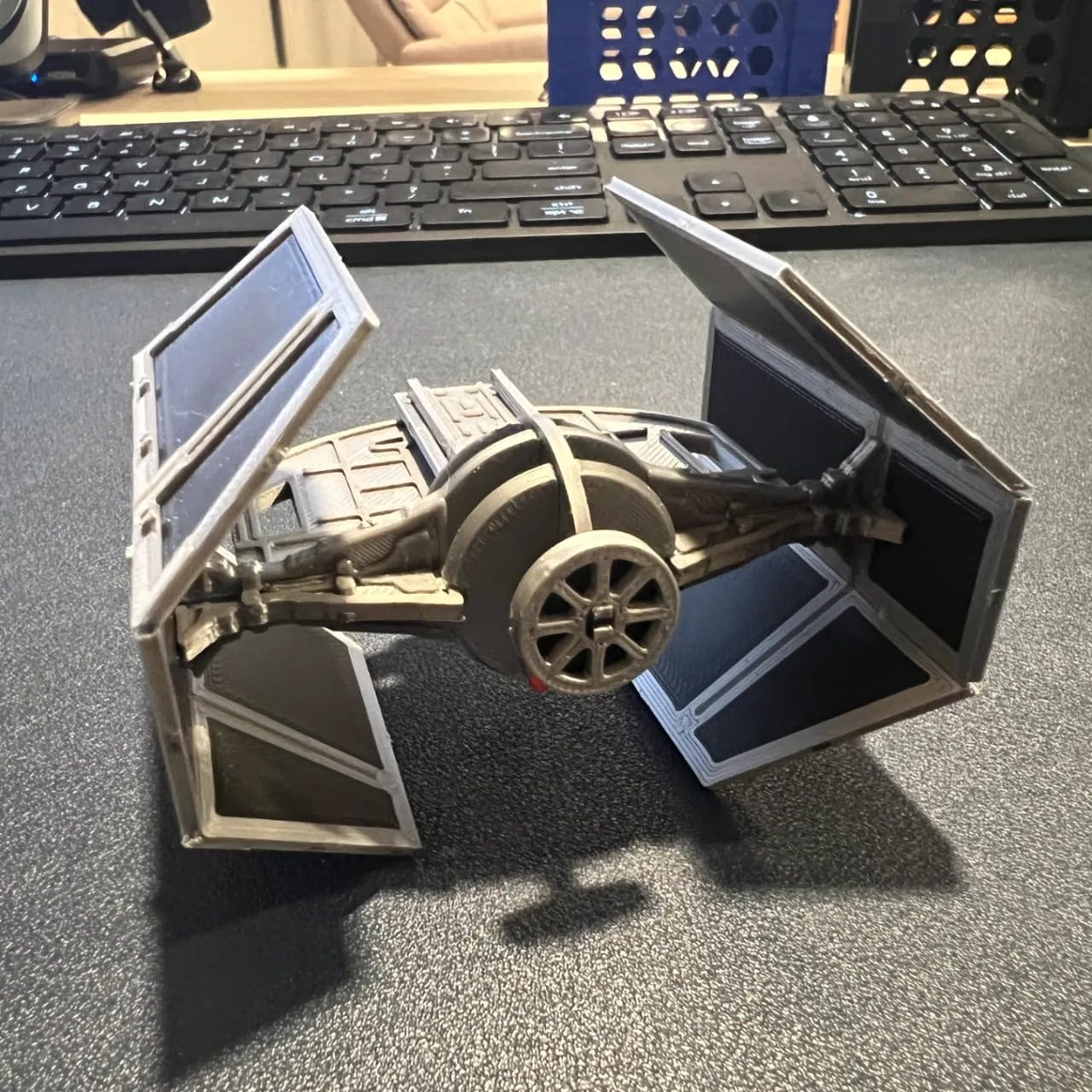 BHISRA FAB Lord Darth Vader TIE Advanced X1 Model Kit Parts, Plastic Assembly Frame - Image 4 thumbnail