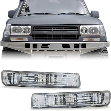 Daytime Running Light Accessories, Car Front Bumper Fog Lamp Accessories, Compatible With Toyota Land Cruiser 80 Series 1991-1998 LC80 FJ80 FZJ80 HDJ80 HZJ80 4500