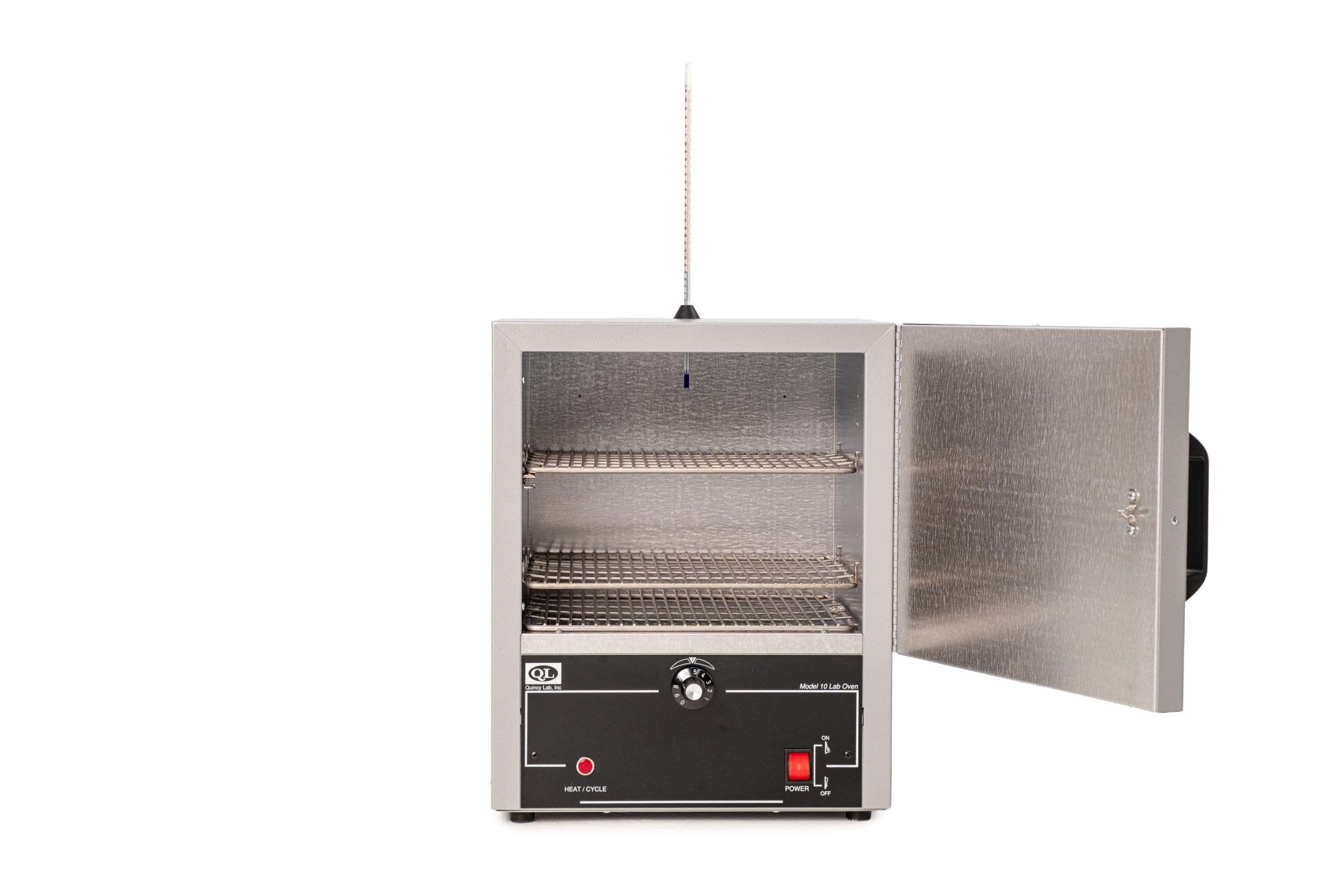 Quincy Lab Horno de convección de gravedad bimetálica de acero aluminizado 10GC, 0.7 pies cúbicos