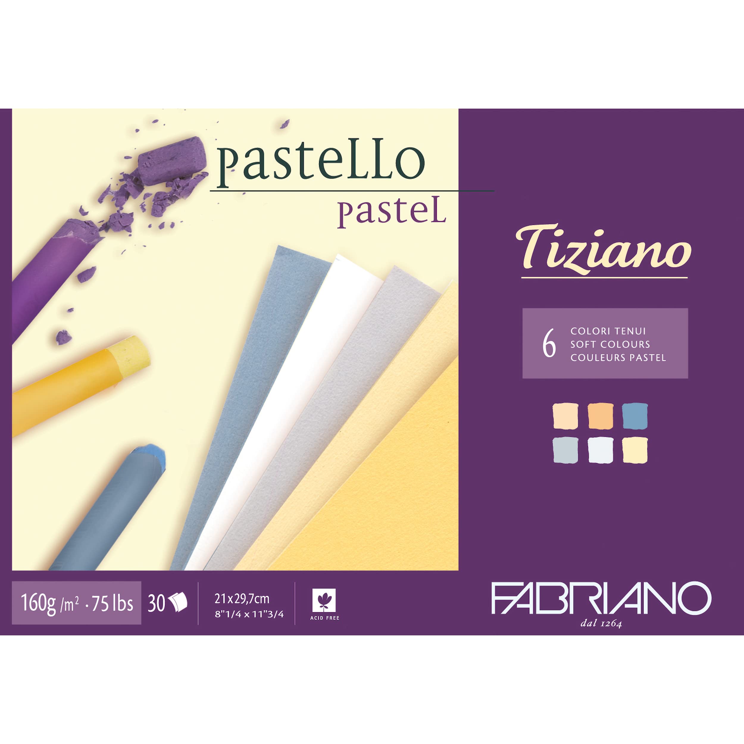 Honsell 14-99890 - Pastellfarbenset "Pastelli" - Künstler Set, Schwarze Aufbewahrungsbox mit 24 Soft-Pastellkreiden, Zeichenzubehör-Set und einem Zeichenblock in DIN A4