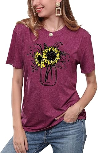 Miniatura 2 de Camiseta sin mangas con estampado de patas de perro de girasol para mujer, divertida camiseta de entrenamiento para verano, linda camiseta casual