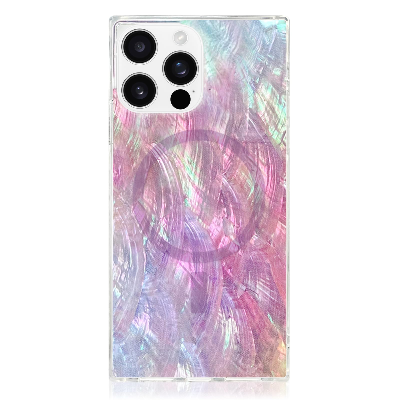 Flaunt Official Square Protective Case - Compatible with iPhone 16 Pro - Compatible with MagSafe & Wireless Charging - Drop-Tested & Shockproof - (