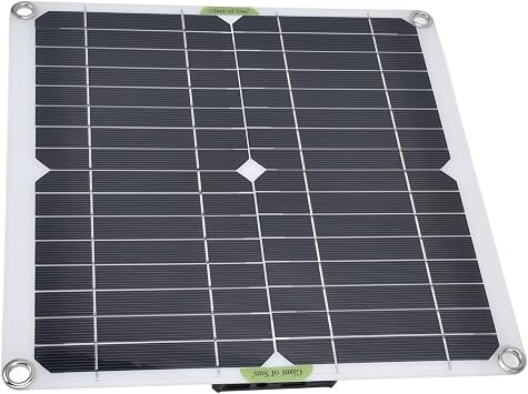 Portable Solar Panel, 200W 5V Thin Design Solar Panel Charger Board, Waterproof Lightweight Solar Panel for Home Camping Car Boat