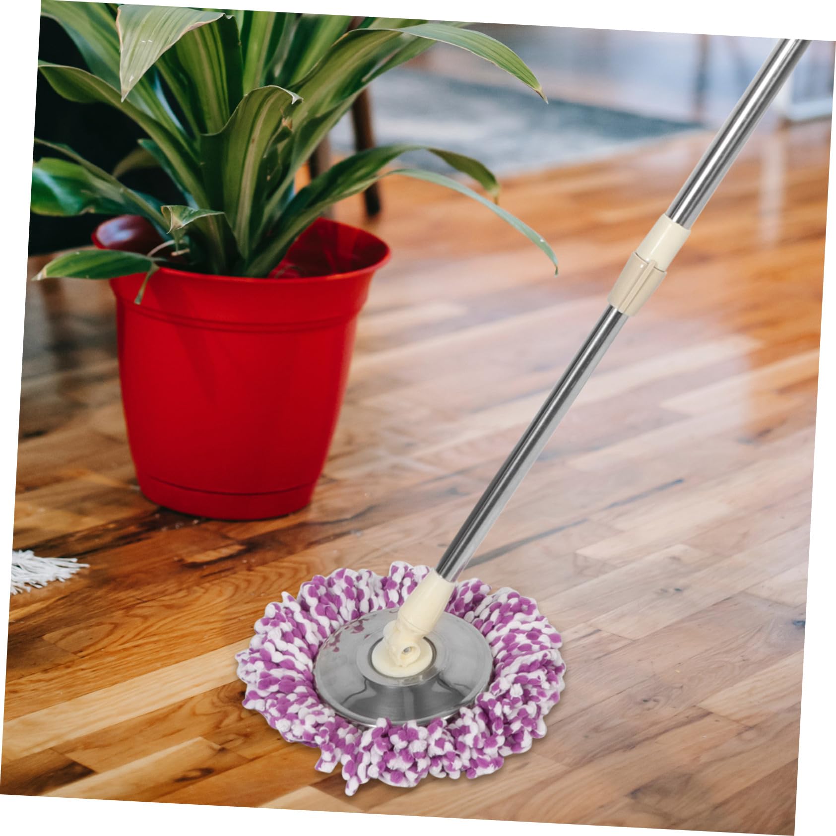 NOLITOY 1set Rotating Mop Rod Set Detachable Handle Mop Stick Pole for Home Cleaning Accessory for Effortless Floor Maintenance