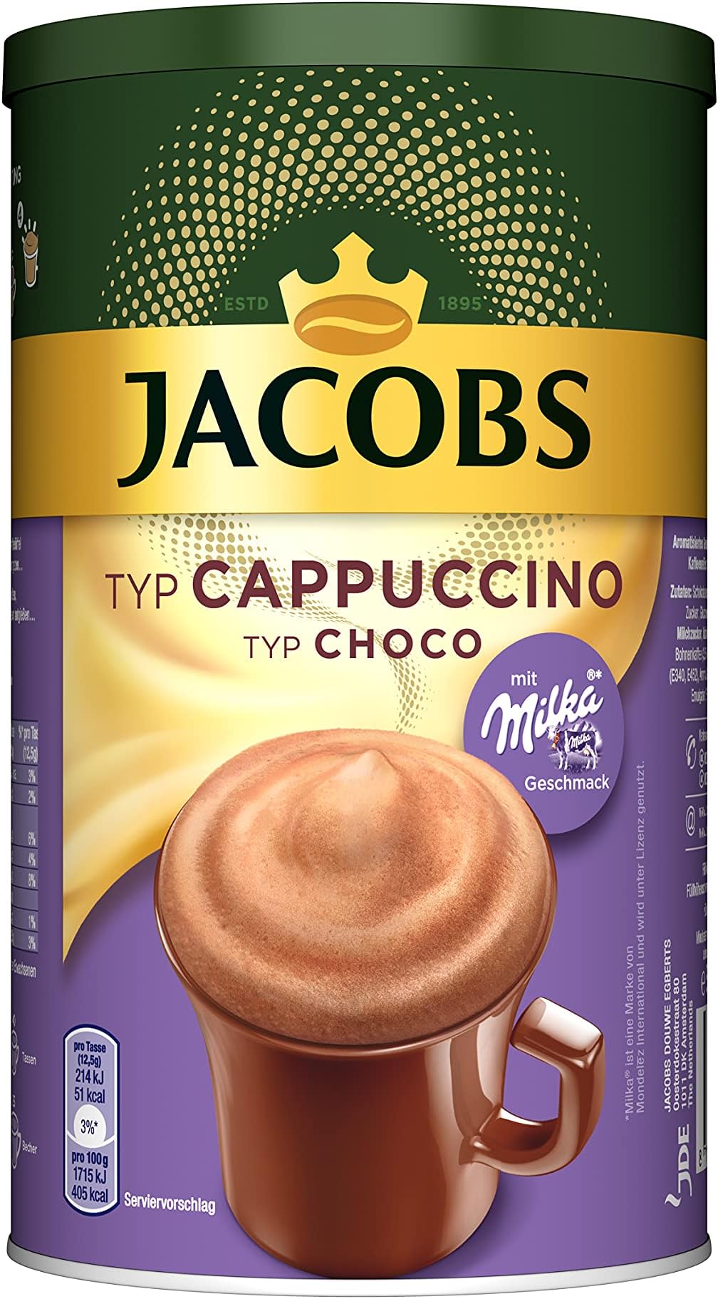 Jacobs Moments Choco Cappuccino (500g)