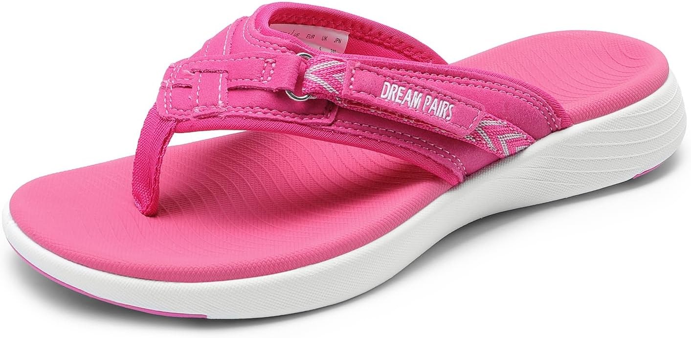 Women's Arch Support Flip Flops Comfortable Thong Sandals