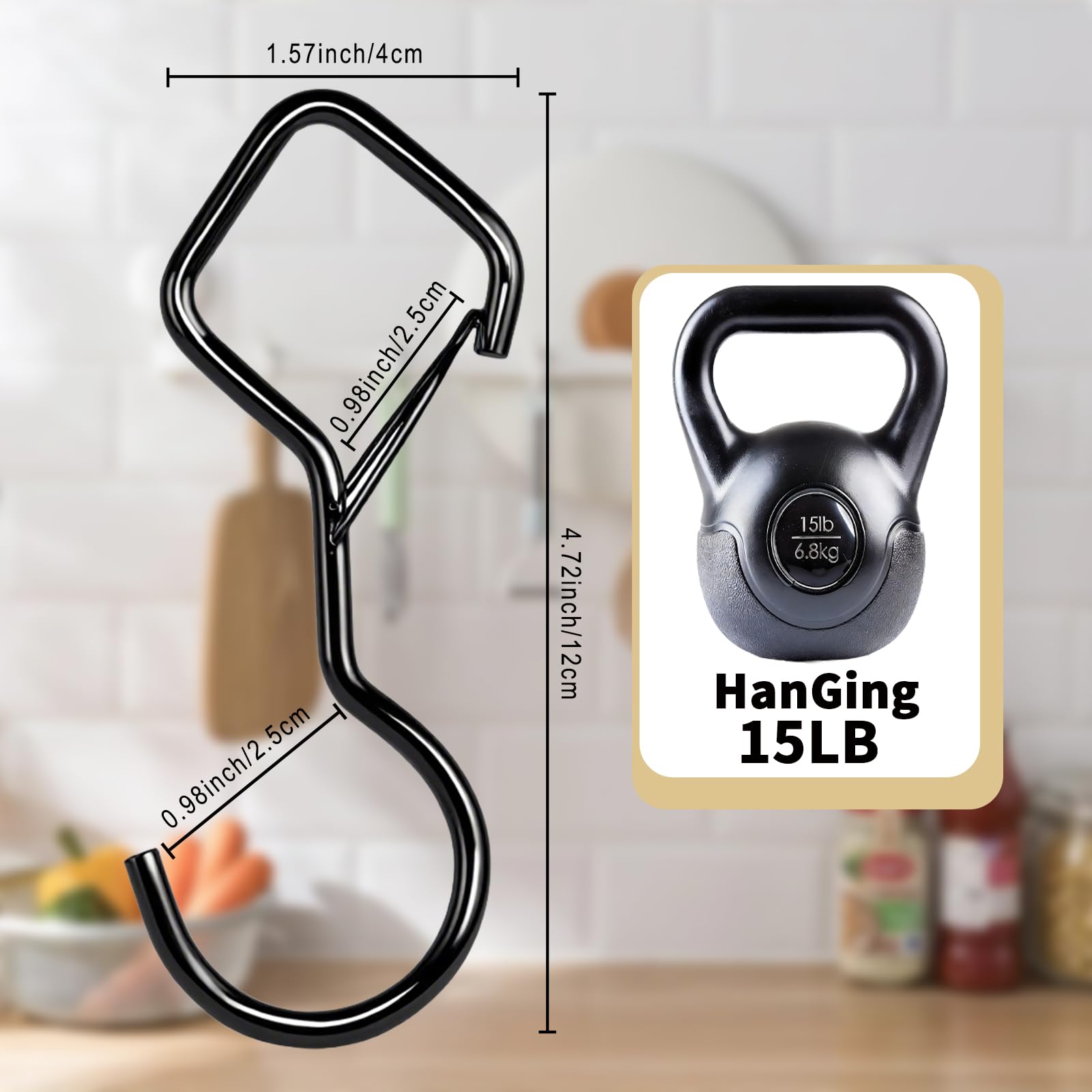 Heavy Duty S Hooks - Locking & Hanging -2 Heavy Duty S Hooks - Locking & Hanging -2