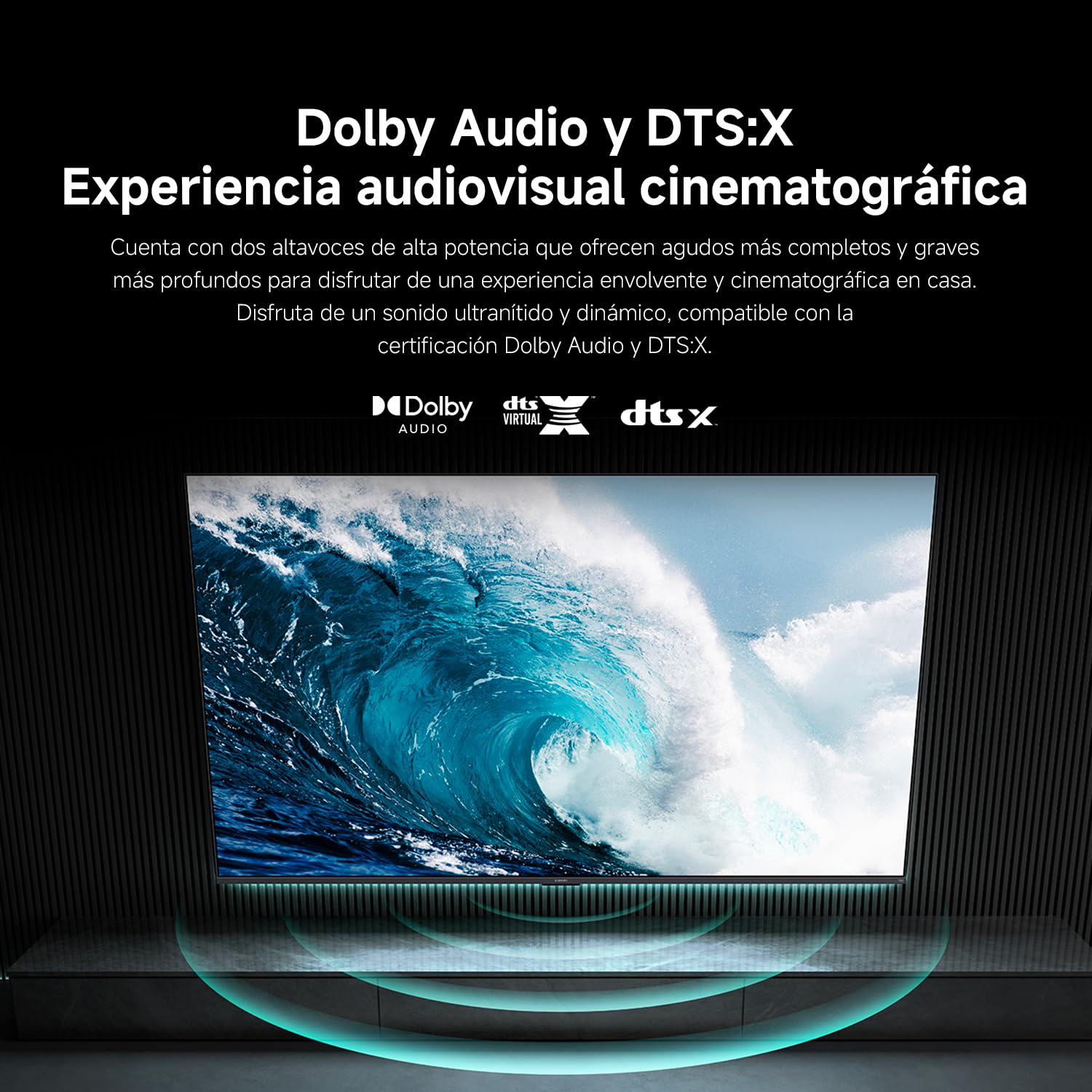 XIAOMI TV F 65, 65 Pulgadas (165 cm), 4K UHD, Smart TV, Fire OS8, Control por Voz Alexa, HDR10, MEMC, Modo Game Boost 120Hz,2GB+32GB, Compatible con Apple AirPlay — view 9