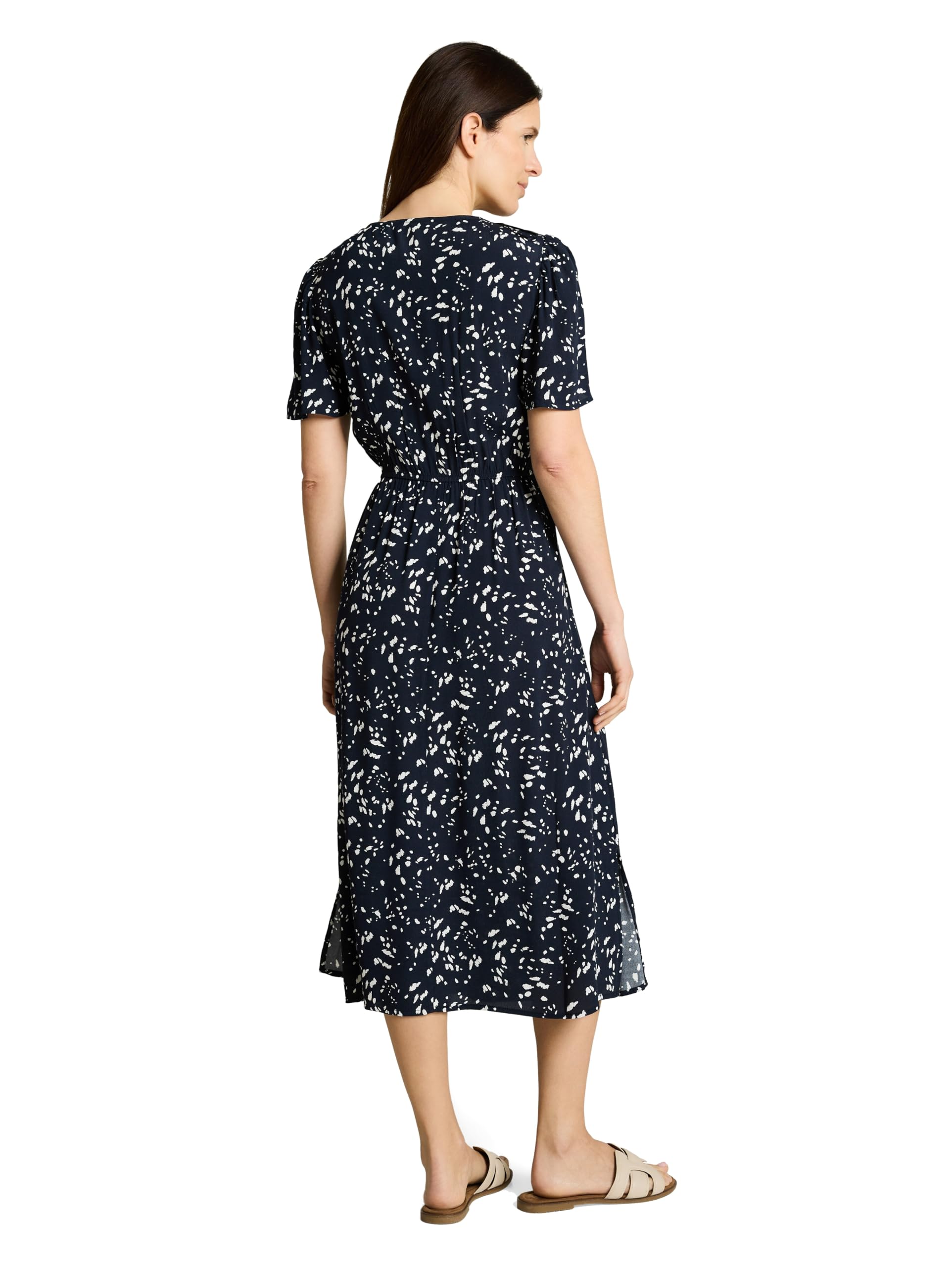 TOM TAILOR Damen 1049890 Midi-Kleid mit Muster