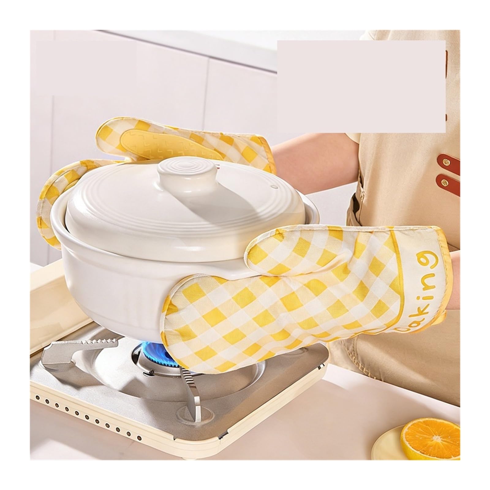 1 Paio Di Guanti Da Forno Termoisolanti Per Cucina | Guanti speciali for forno a microonde Guanti da cucina for cottura a vapore resistente al calore