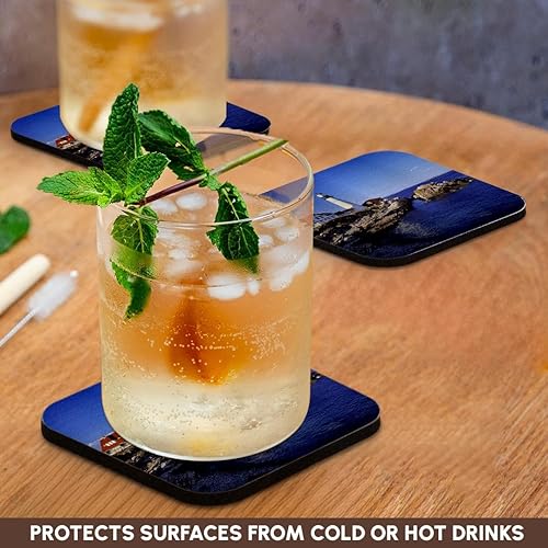 Miniatura 3 de 3dRose CST_90758_1 Maine, Portland Head Lighthouse-Us20 Rer0011-Ric Ergenbright-Posavasos suaves, juego de 4