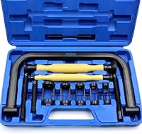 Handook 12-Pc Valve Spring Compressor Kit with Lappers & C-Clamp - For Cars, Motorcycles, ATVs, Small Engines