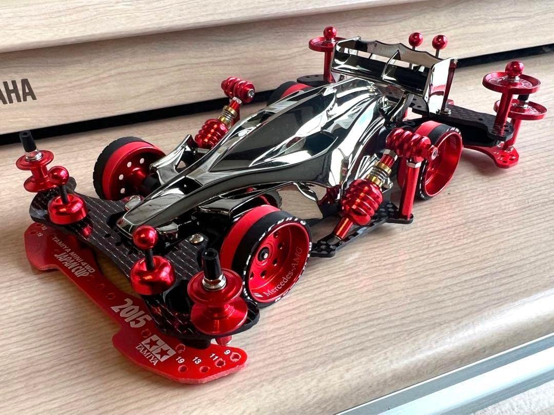 ミニ四駆 エアロアバンテ ブラック メタリック フルカスタム ブラック