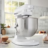 KitchenAid Robot Pâtissier Professionnel 6.6L Relevage Bol, Engrenages Tout Métal, 11 Vitesses, Démarrage Progressif, Protection Surchauffe, Blanc - 2