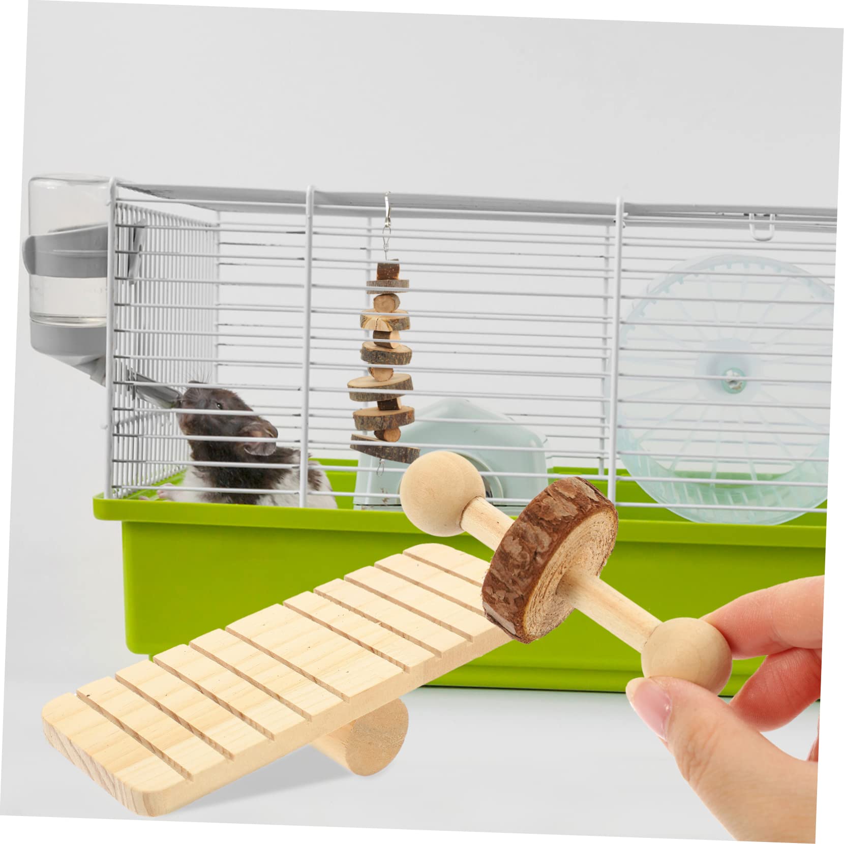 Jouets à Mâcher pour Petits Animaux pour Hamsters Gerbilles Jouets de Dentition Sécurisés pour Rongeurs